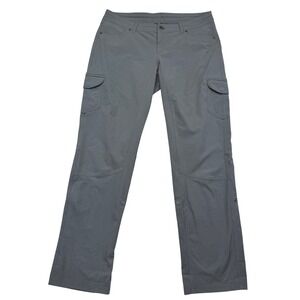 KUHL Pants Womens 14 REG Gray Splash Roll Up Cargo Hiking Outdoor Style 6326